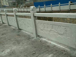 芝麻白浮雕桥栏板